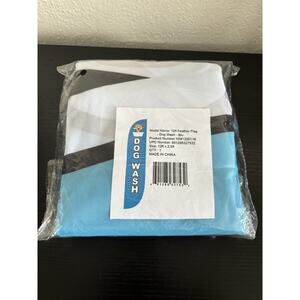 12ft Dog Wash Feather Flag - Blue